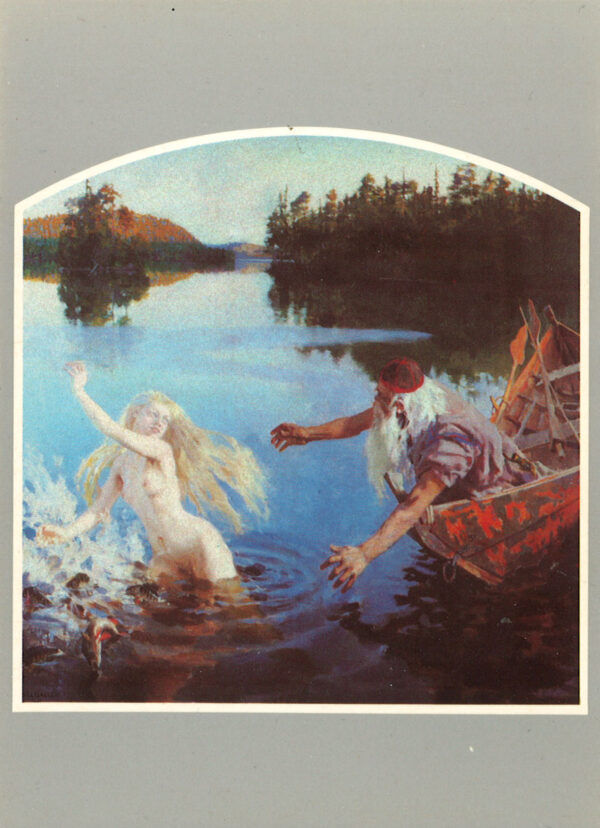 Postikortti Gallen_aino-triptyykistä Postikortti Gallen_aino-triptyykistä