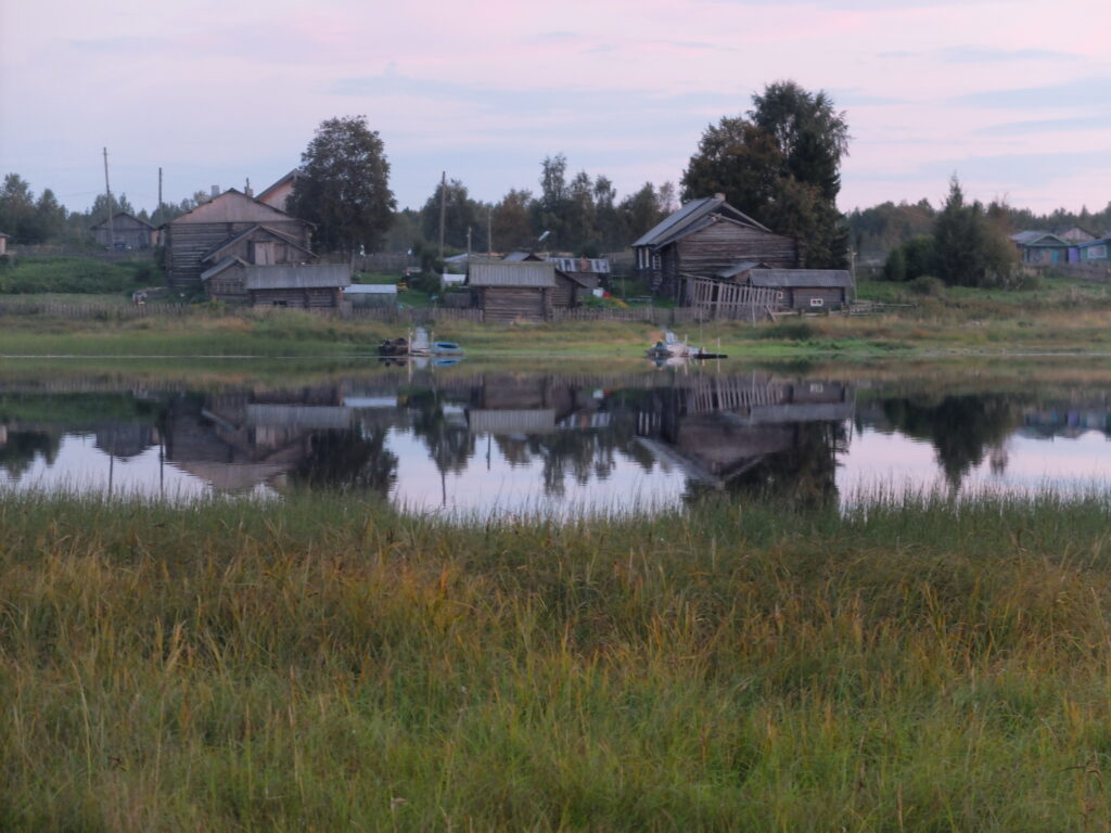 Paanajärven kylän maisema