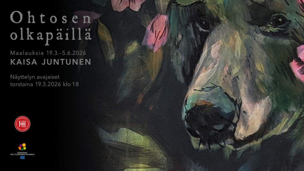 Kaisa Juntusen näyttelyn avajaiset -juliste