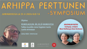 Arhippa Perttunen -symposium juliste